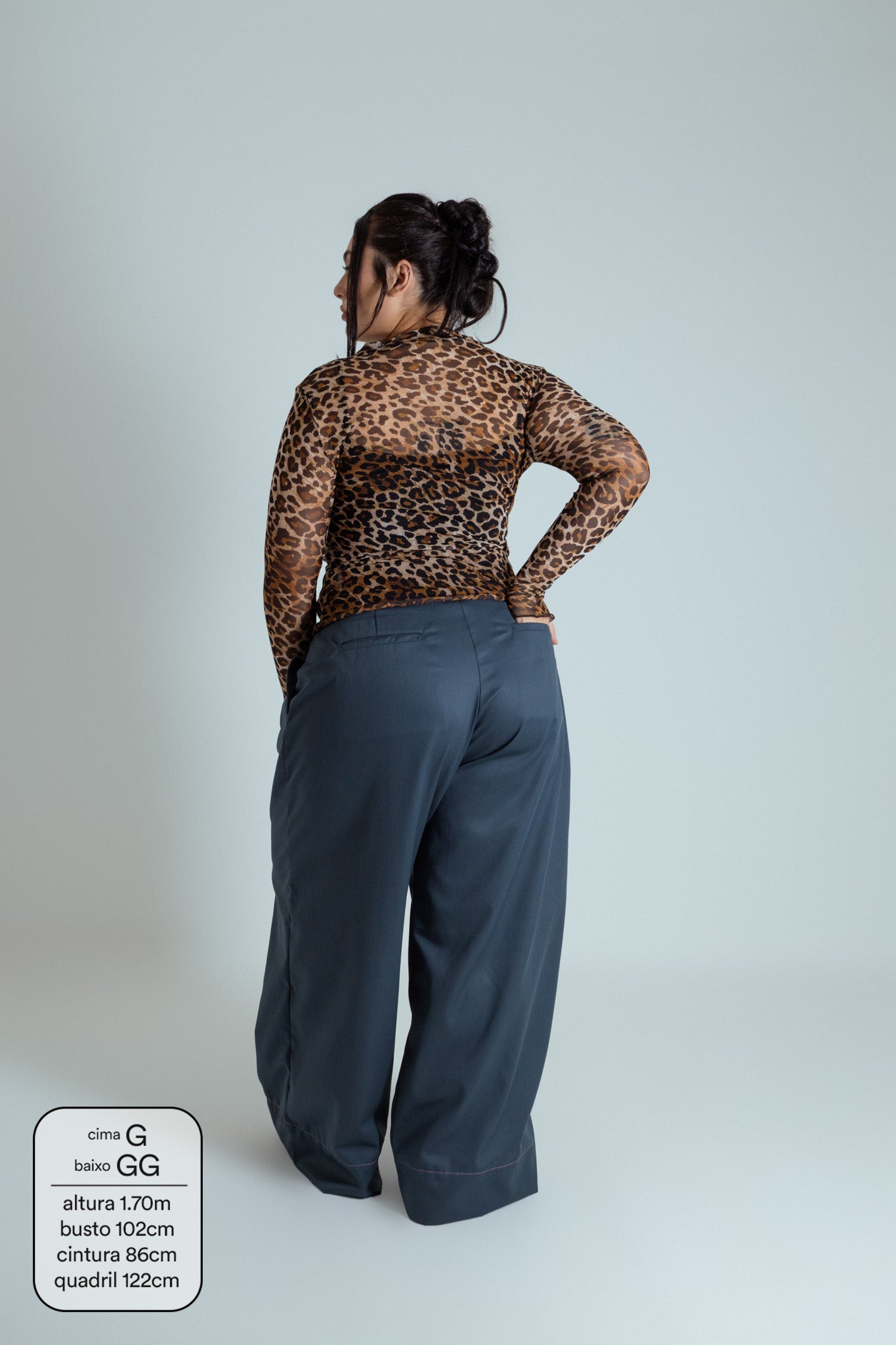 calça alfaiataria ajustável LUV