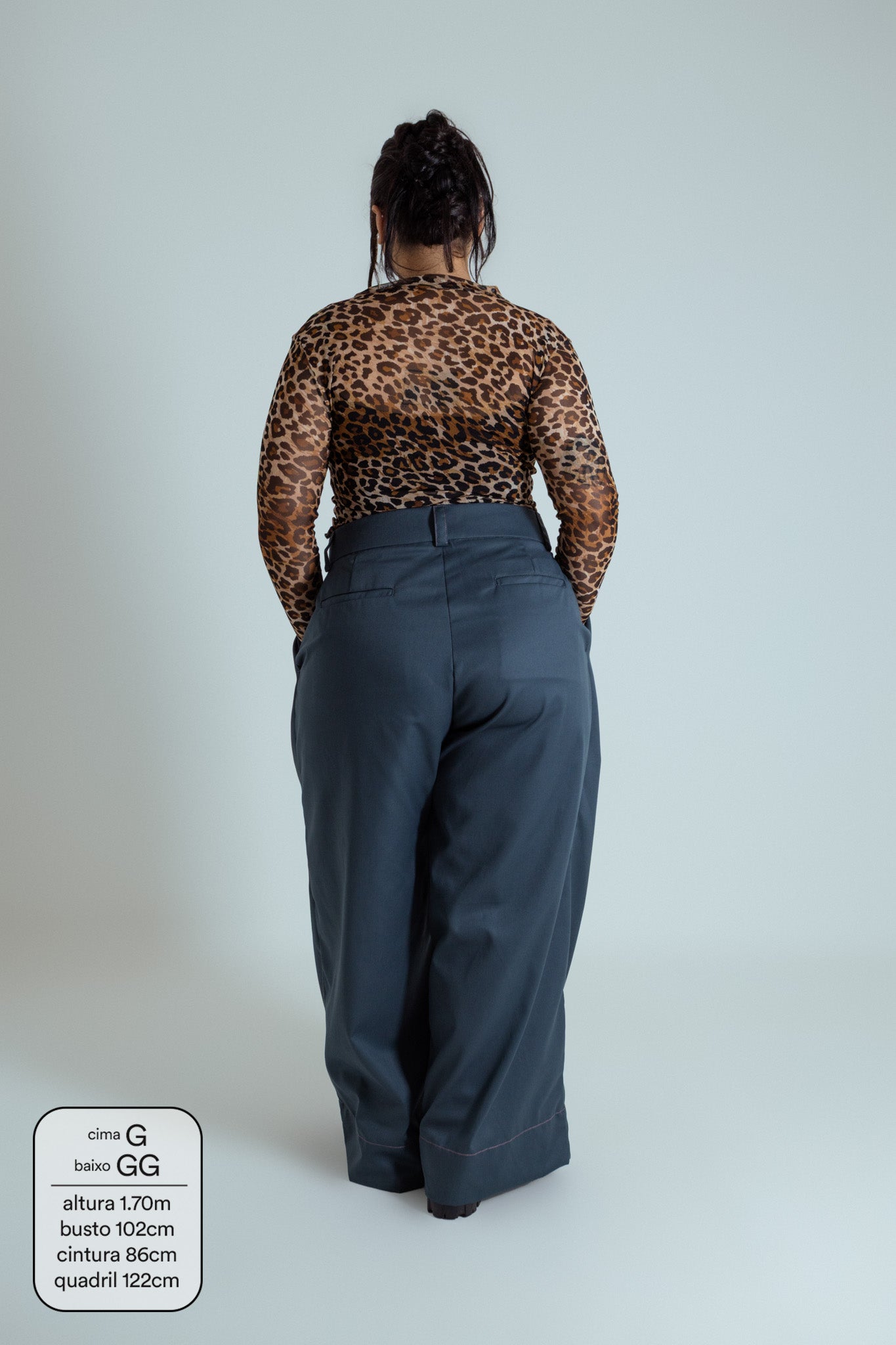 calça alfaiataria ajustável LUV