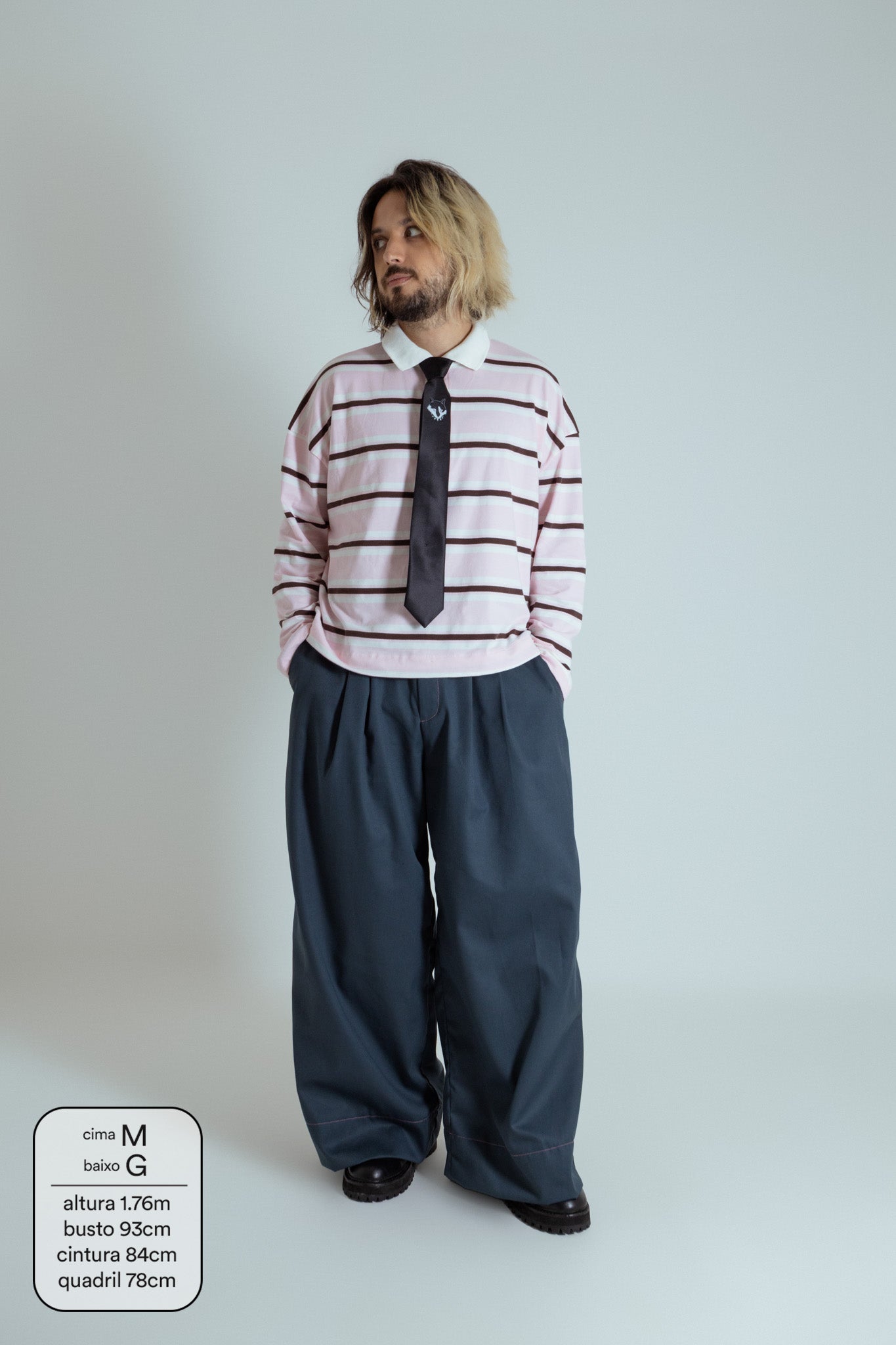 calça alfaiataria ajustável LUV