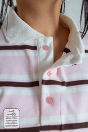 polo listrada oversized manga curta luv