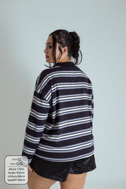 polo listrada oversized manga longa luv