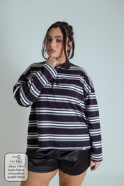 polo listrada oversized manga longa luv