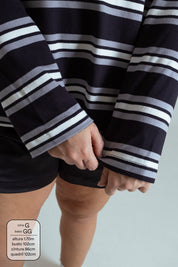 polo listrada oversized manga longa luv