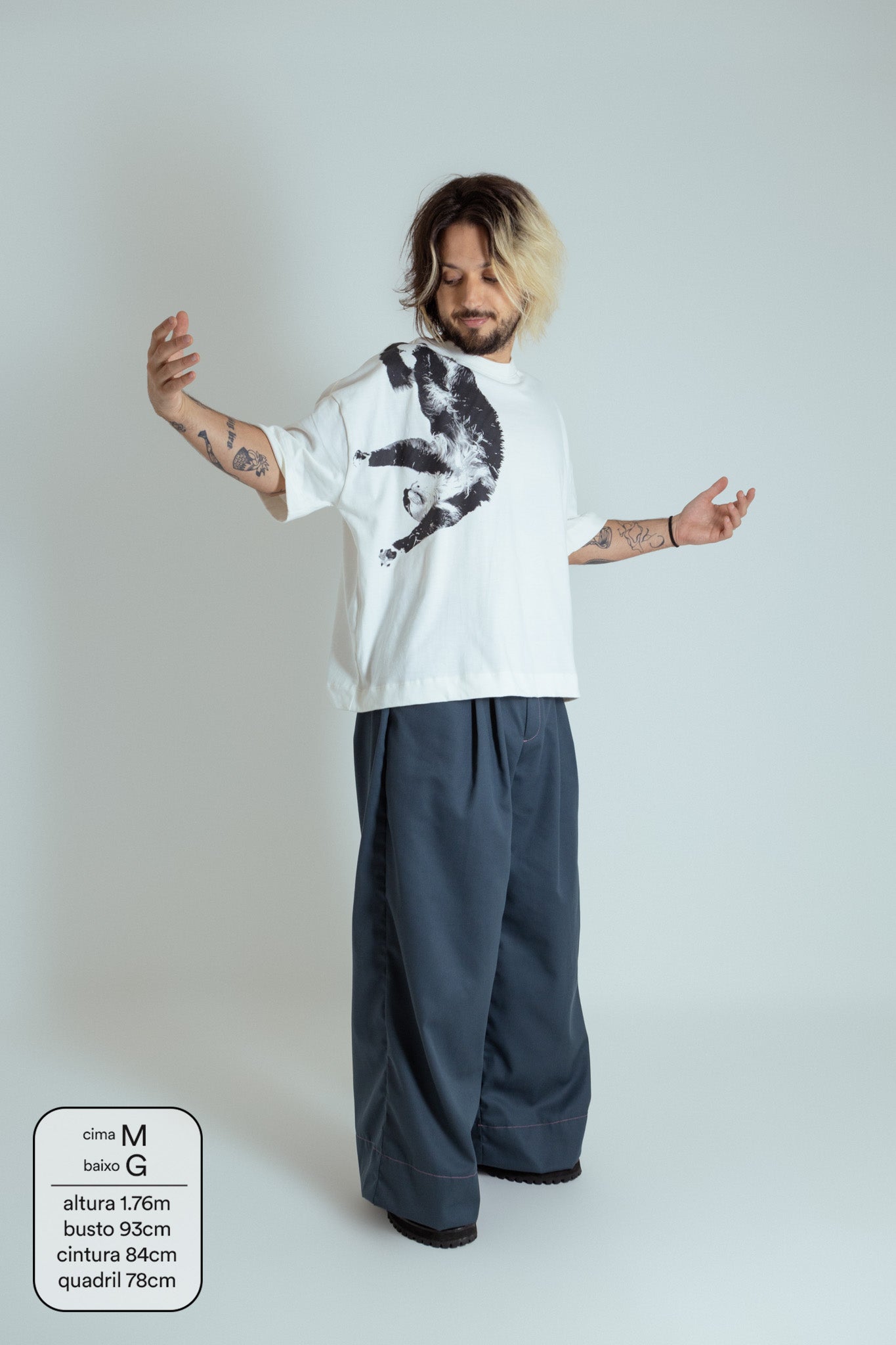 calça alfaiataria ajustável LUV
