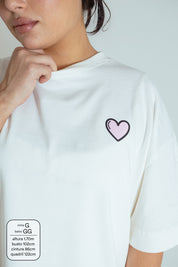 camisetão namorados LUV | camiseta oversized 100% algodão