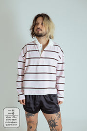 polo listrada oversized manga longa luv