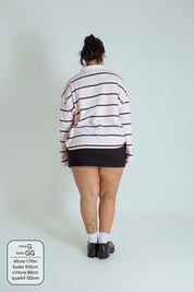 polo listrada oversized manga longa luv