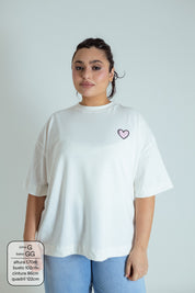 camisetão namorados LUV | camiseta oversized 100% algodão