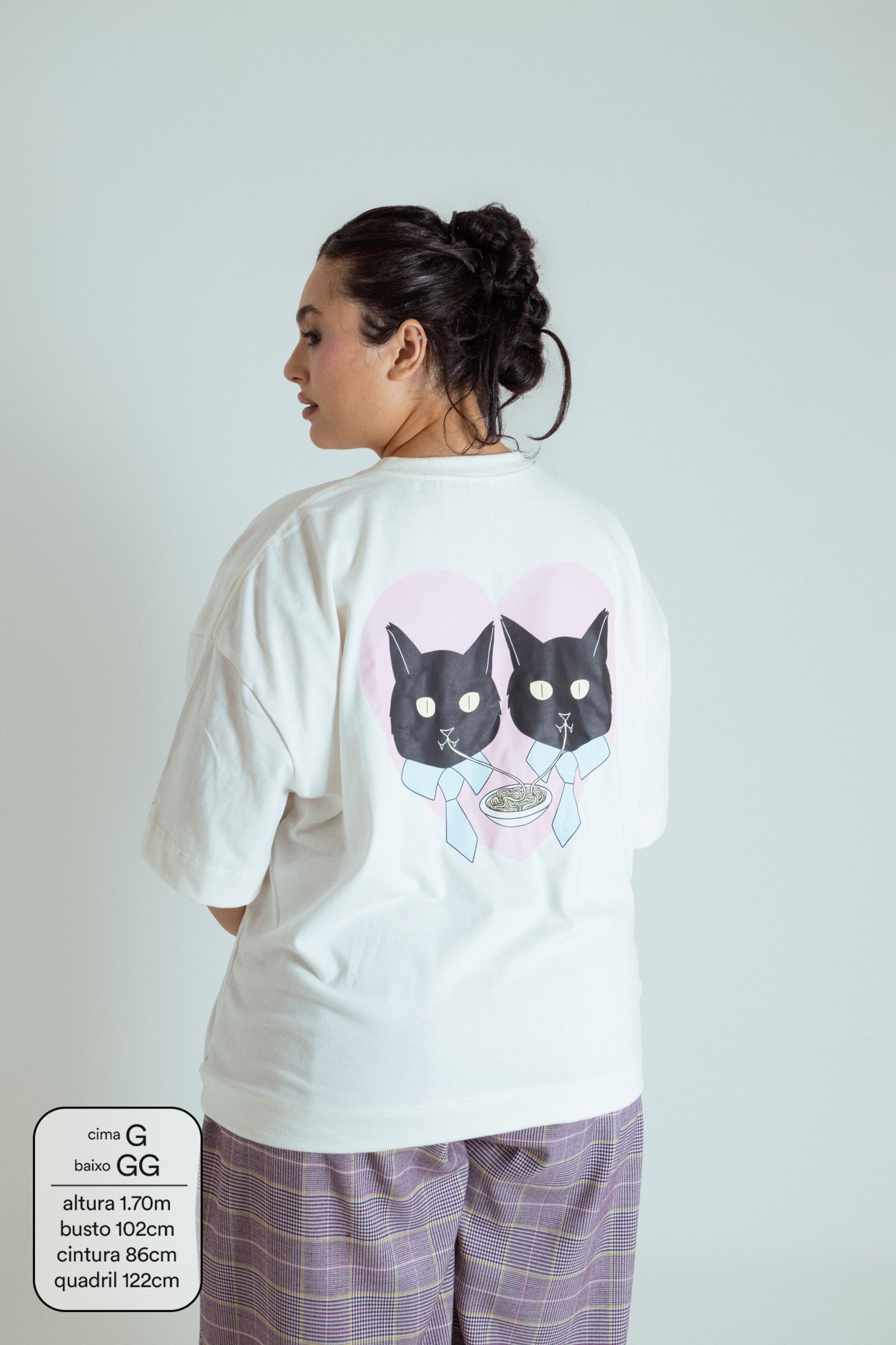 camisetão namorados LUV | camiseta oversized 100% algodão