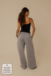 calça de moletom cozy wide | calça de moletom feminina ampla com bolsos grandes