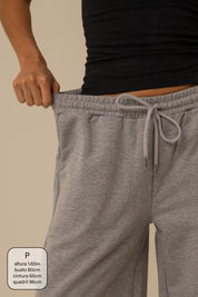 calça de moletom cozy wide | calça de moletom feminina ampla com bolsos grandes