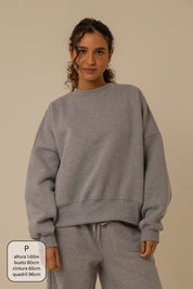 moletom oversized cozy | moletom sem capuz