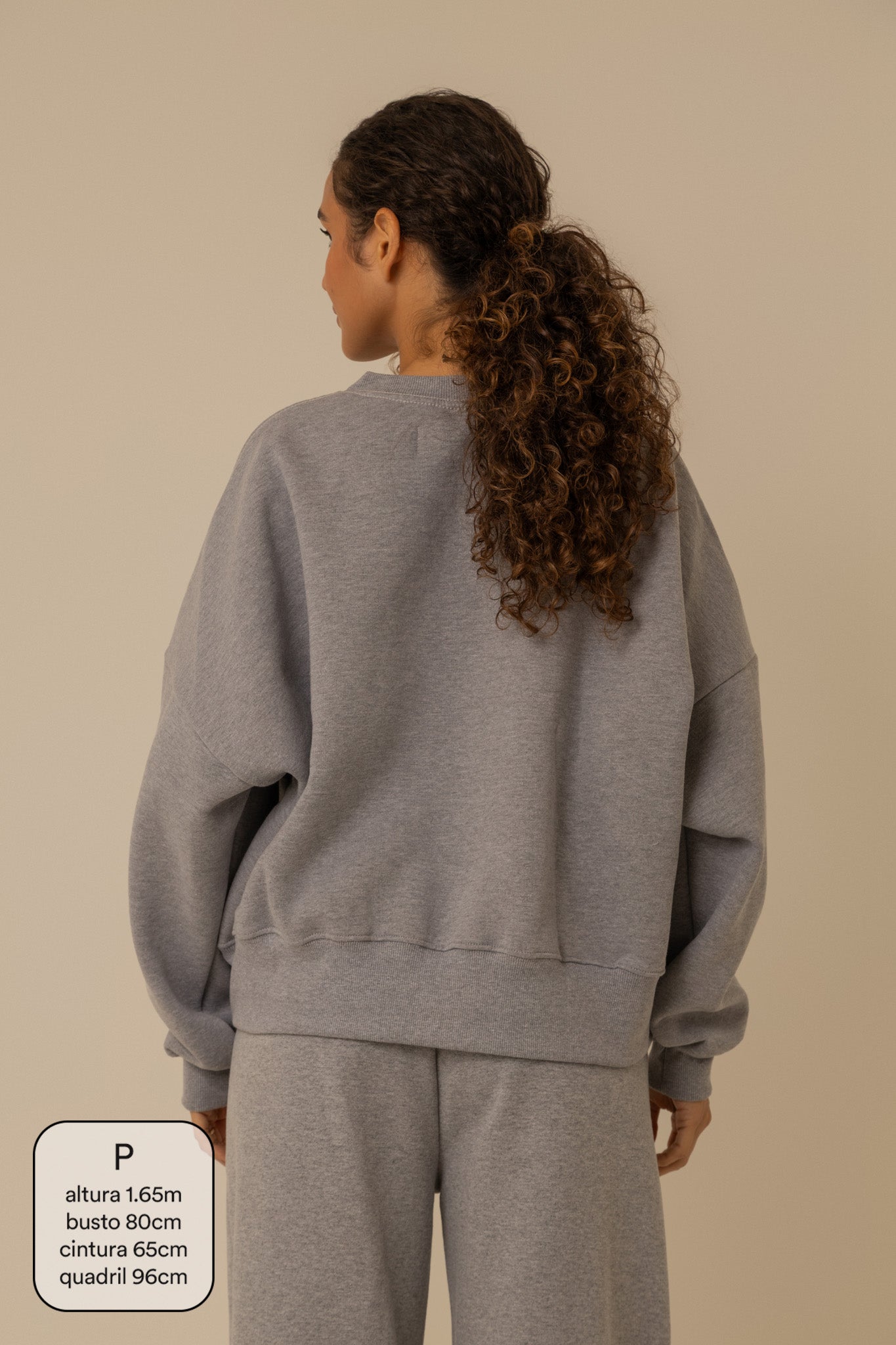 moletom oversized cozy | moletom sem capuz