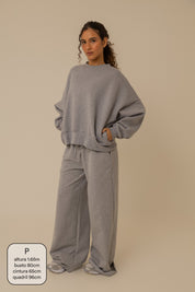 moletom oversized cozy | moletom sem capuz