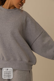 moletom oversized cozy | moletom sem capuz