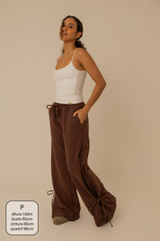 calça de moletom laço cozy | calça de moletom feminina com amarração e bolsos grandes