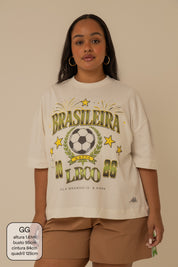 camisetão brasileira vintage lela & kappa | camiseta oversized 100% algodão