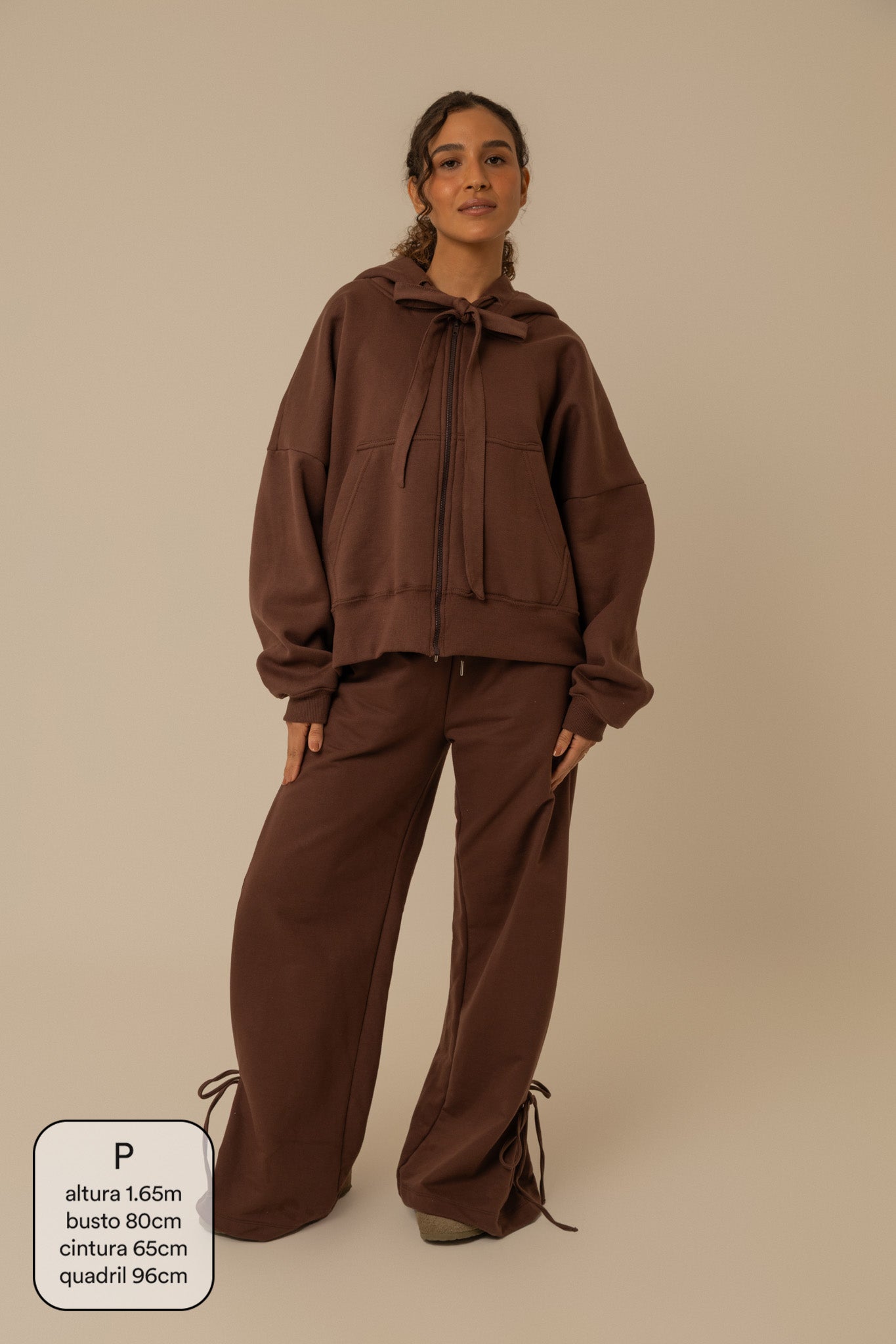 moletom laço cozy |  moletom oversized feminino com capuz e zíper