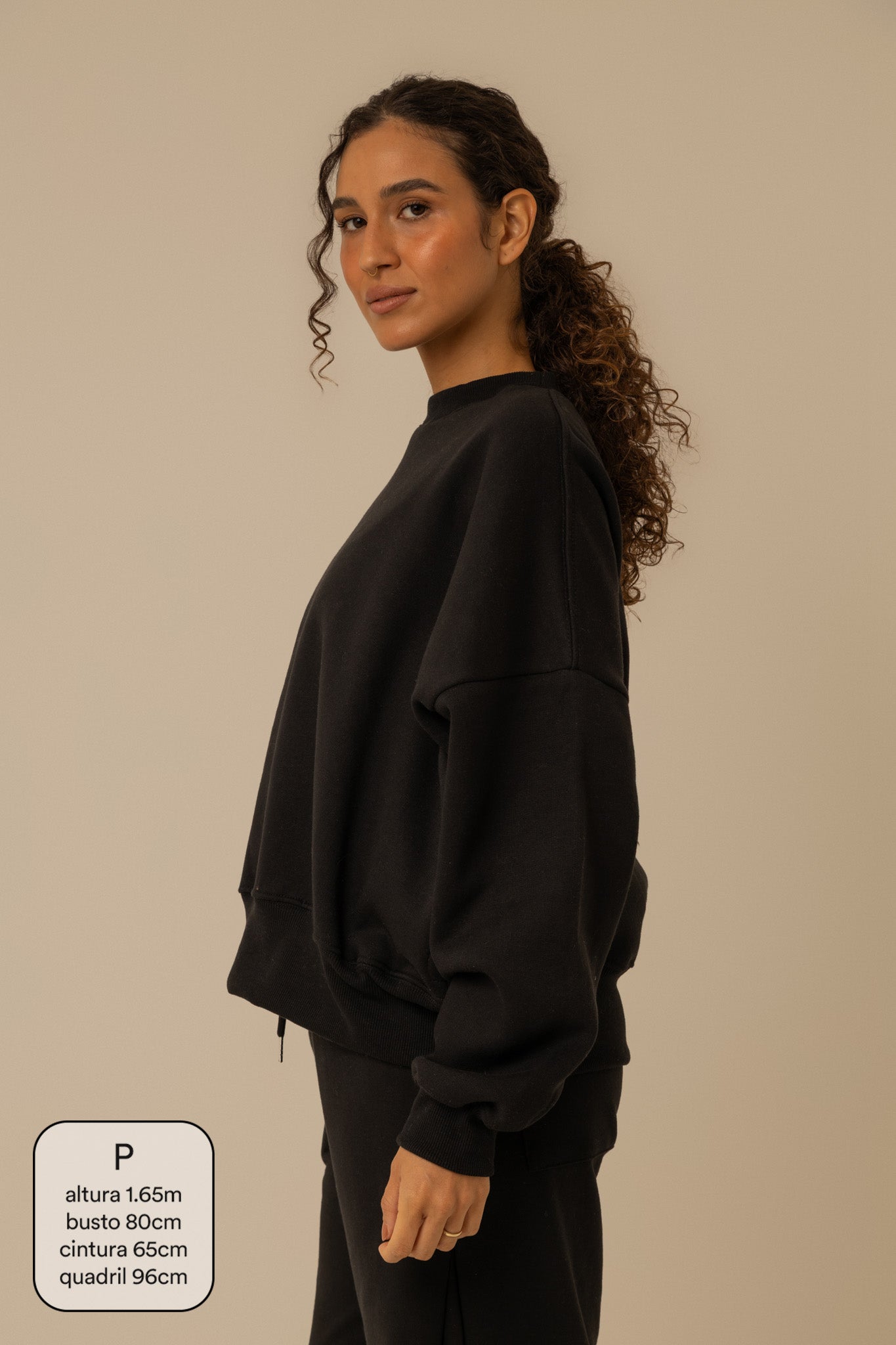 moletom oversized cozy | moletom sem capuz