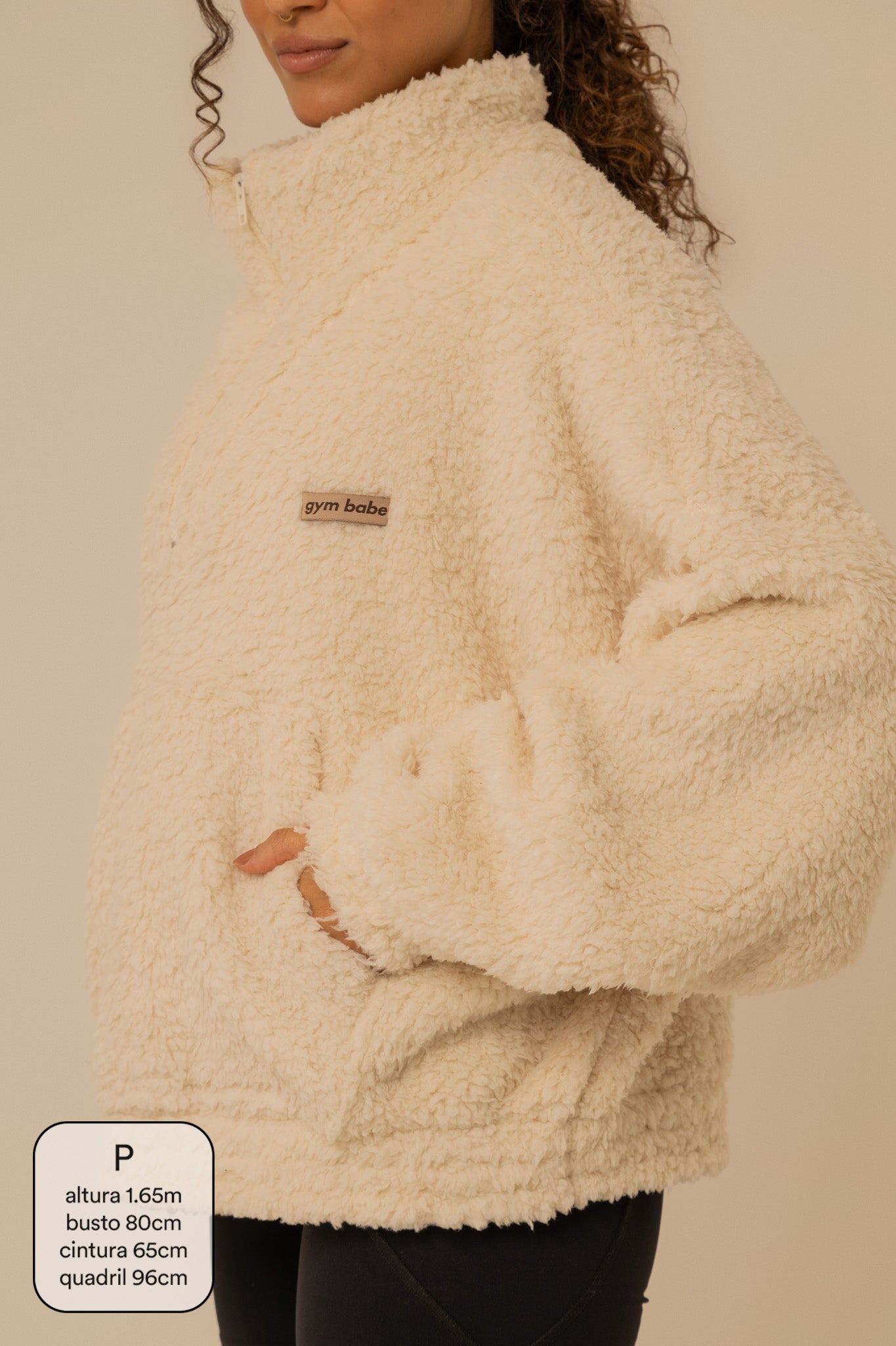 moletom gym babe peludinho cozy | moletom feminino oversized peluciado