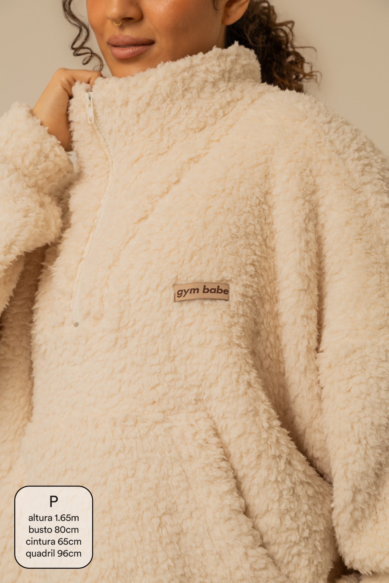 moletom gym babe peludinho cozy | moletom feminino oversized peluciado