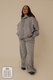 moletom laço cozy |  moletom oversized feminino com capuz e zíper