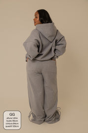 moletom laço cozy |  moletom oversized feminino com capuz e zíper