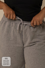 calça de moletom laço cozy | calça de moletom feminina com amarração e bolsos grandes