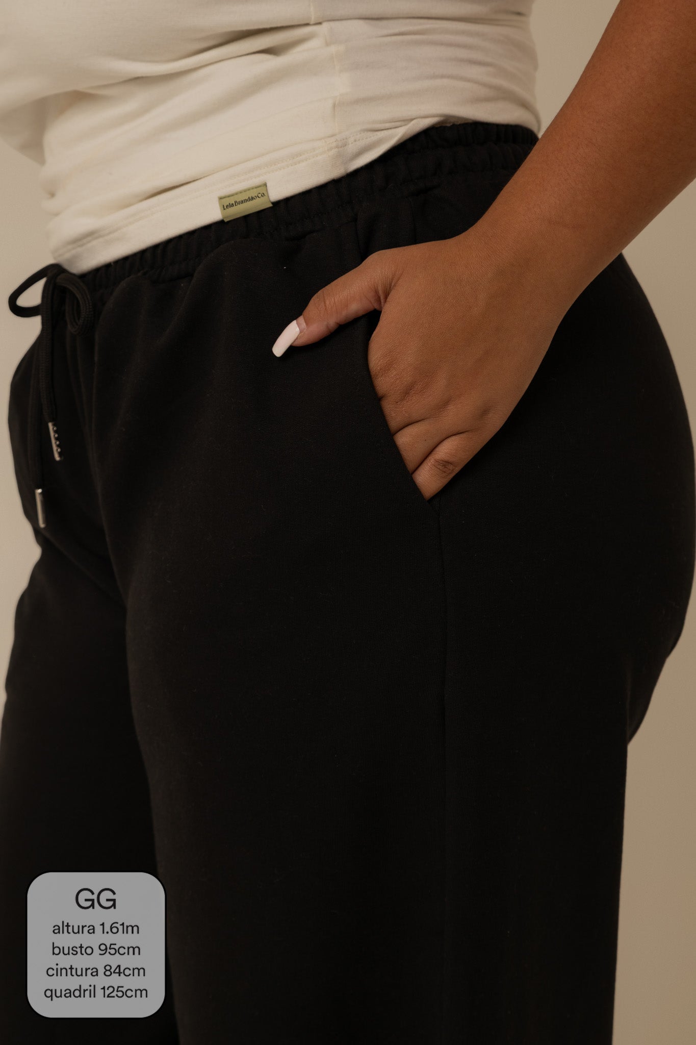 calça de moletom cozy wide | calça de moletom feminina ampla com bolsos grandes