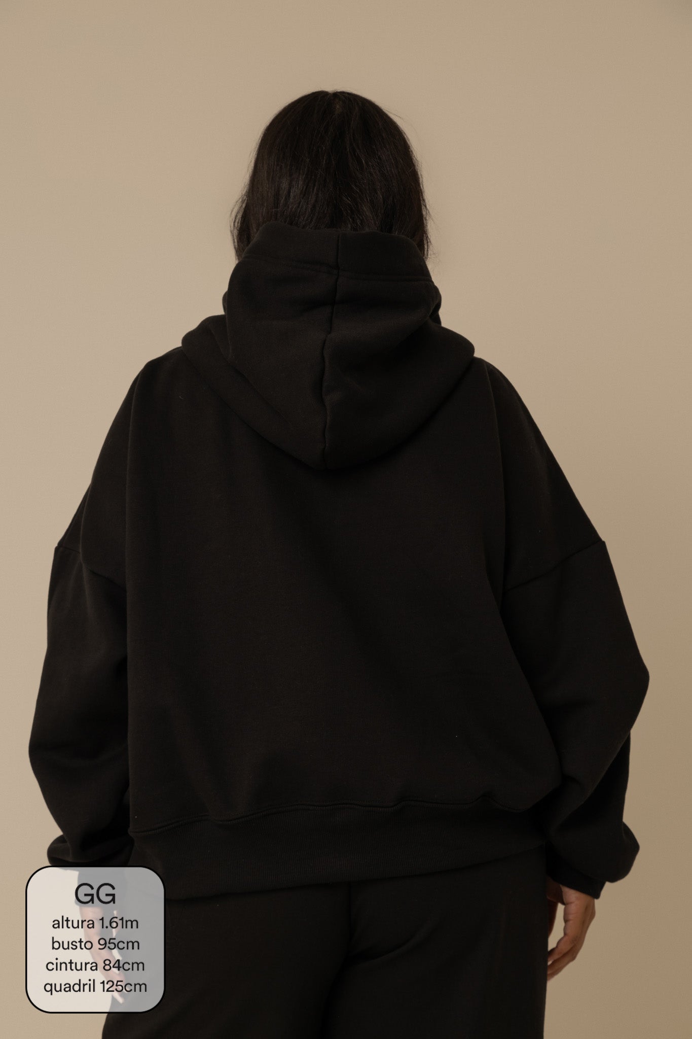 moletom laço cozy |  moletom oversized feminino com capuz e zíper