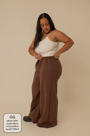 calça de moletom cozy wide | calça de moletom feminina ampla com bolsos grandes
