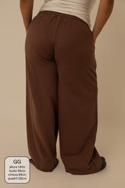 calça de moletom cozy wide | calça de moletom feminina ampla com bolsos grandes