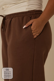 calça de moletom cozy wide | calça de moletom feminina ampla com bolsos grandes