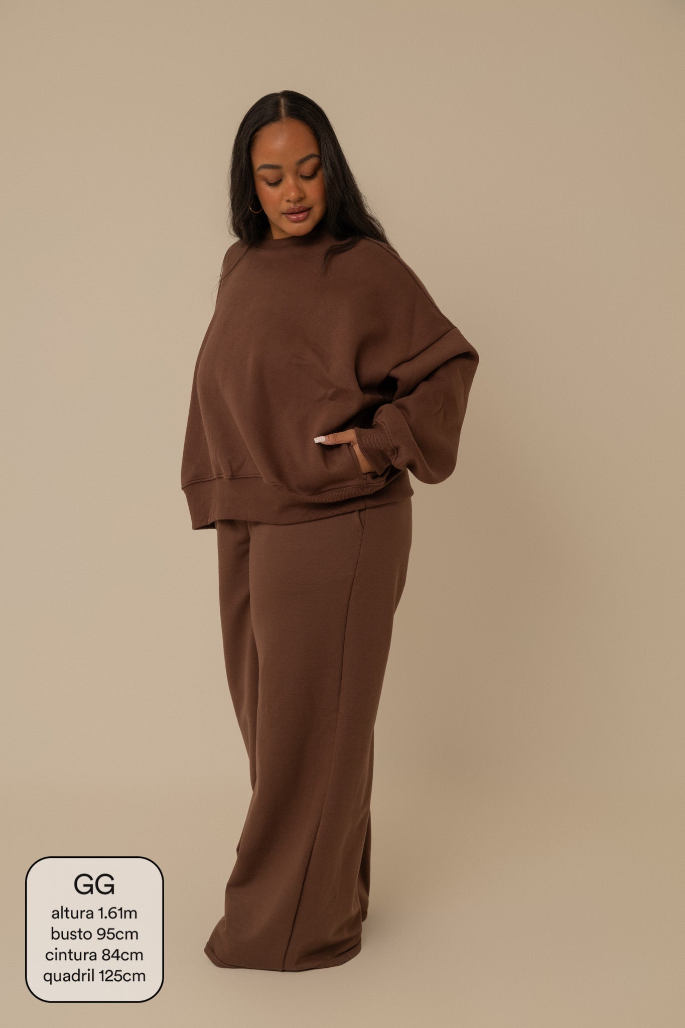 moletom oversized cozy | moletom sem capuz