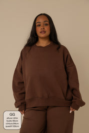 moletom oversized cozy | moletom sem capuz
