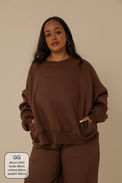 moletom oversized cozy | moletom sem capuz