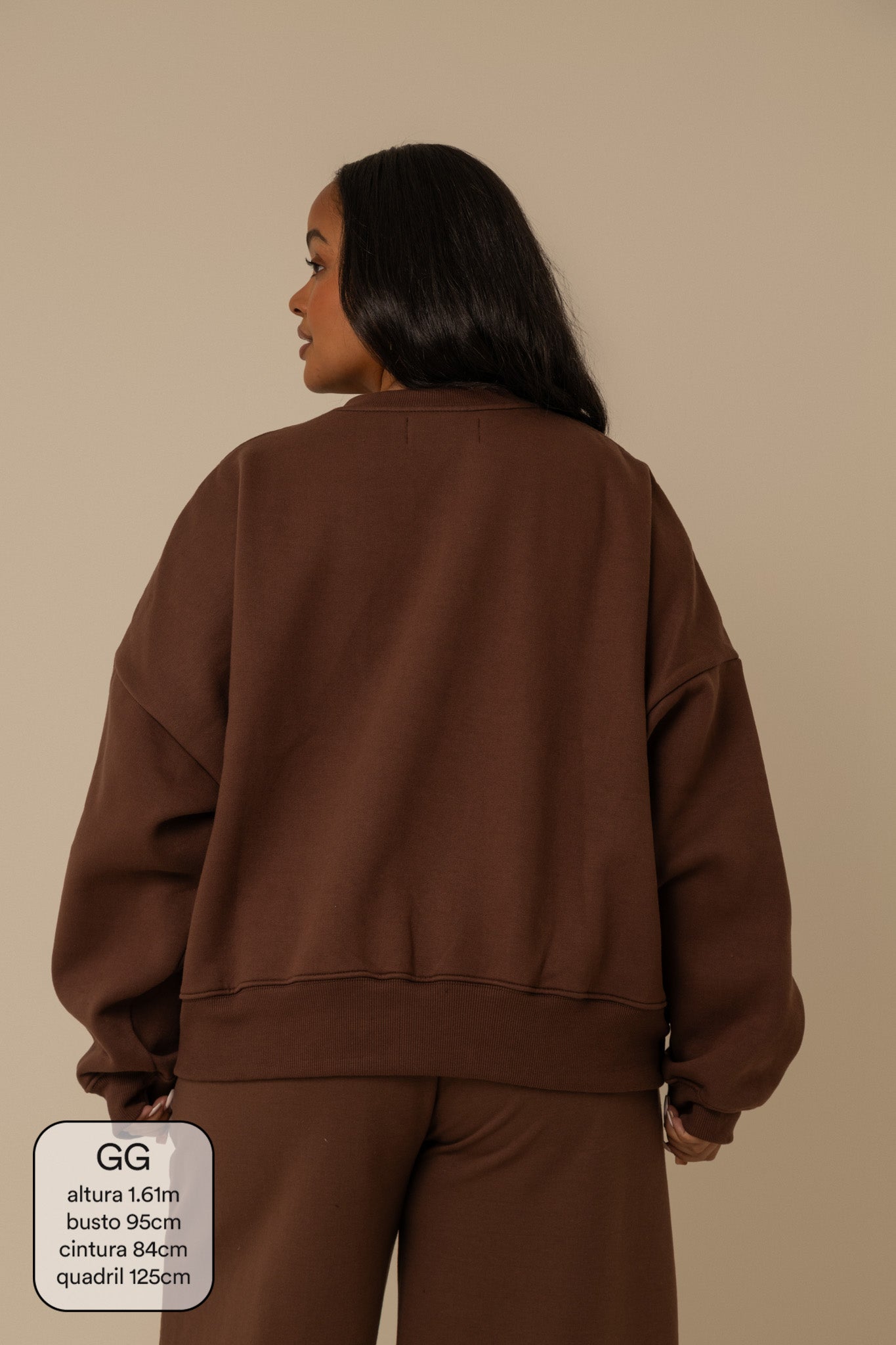 moletom oversized cozy | moletom sem capuz