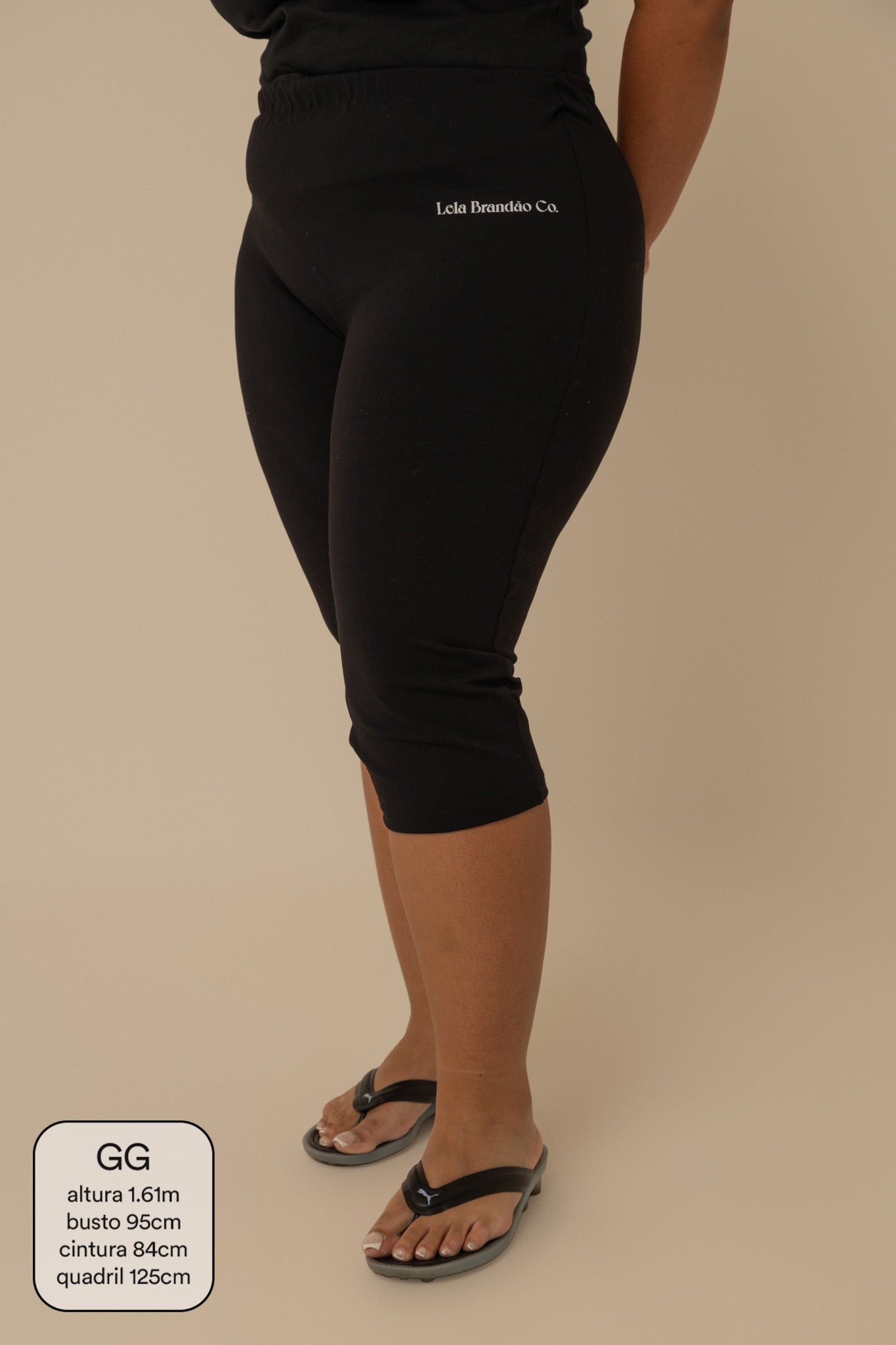 calça capri lela & kappa | calça capri de malha feminina esportiva