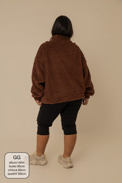 moletom gym babe peludinho cozy | moletom feminino oversized peluciado