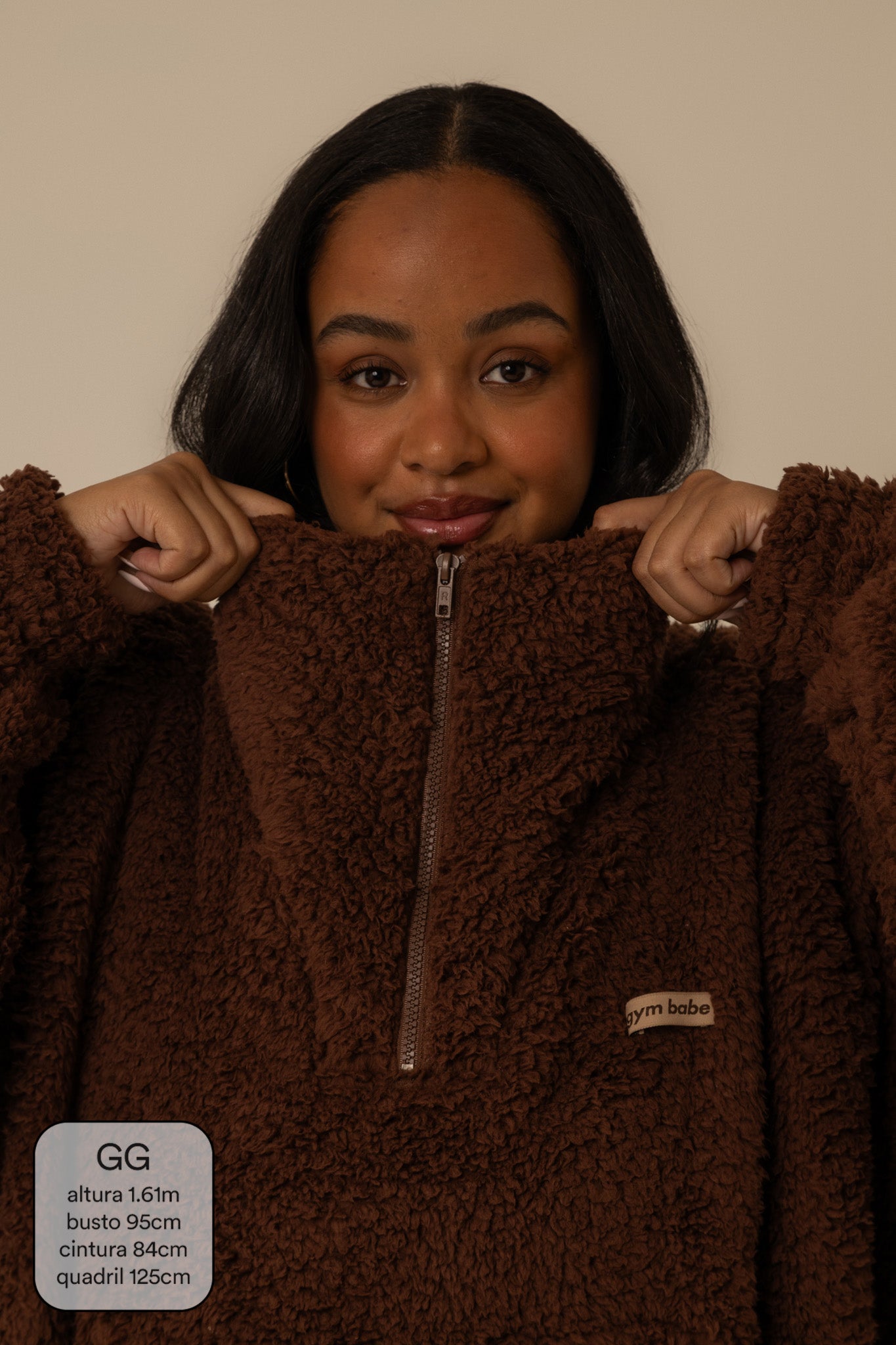 moletom gym babe peludinho cozy | moletom feminino oversized peluciado
