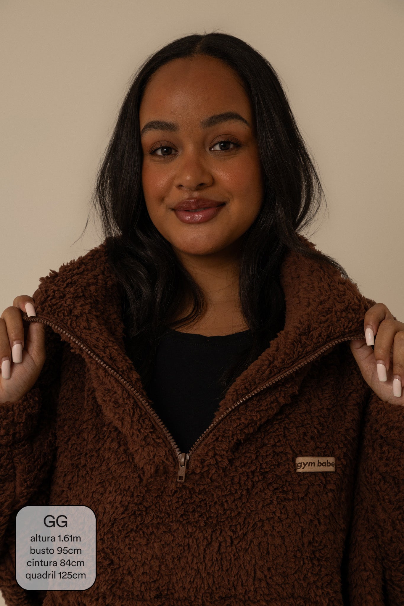 moletom gym babe peludinho cozy | moletom feminino oversized peluciado