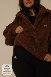 moletom gym babe peludinho cozy | moletom feminino oversized peluciado