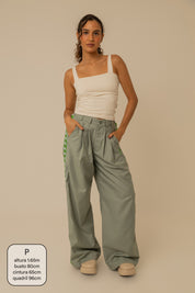 calça alfaiataria lela & kappa | calça feminina de alfaiataria wide leg