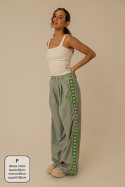 calça alfaiataria lela & kappa | calça feminina de alfaiataria wide leg