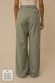 calça alfaiataria lela & kappa | calça feminina de alfaiataria wide leg