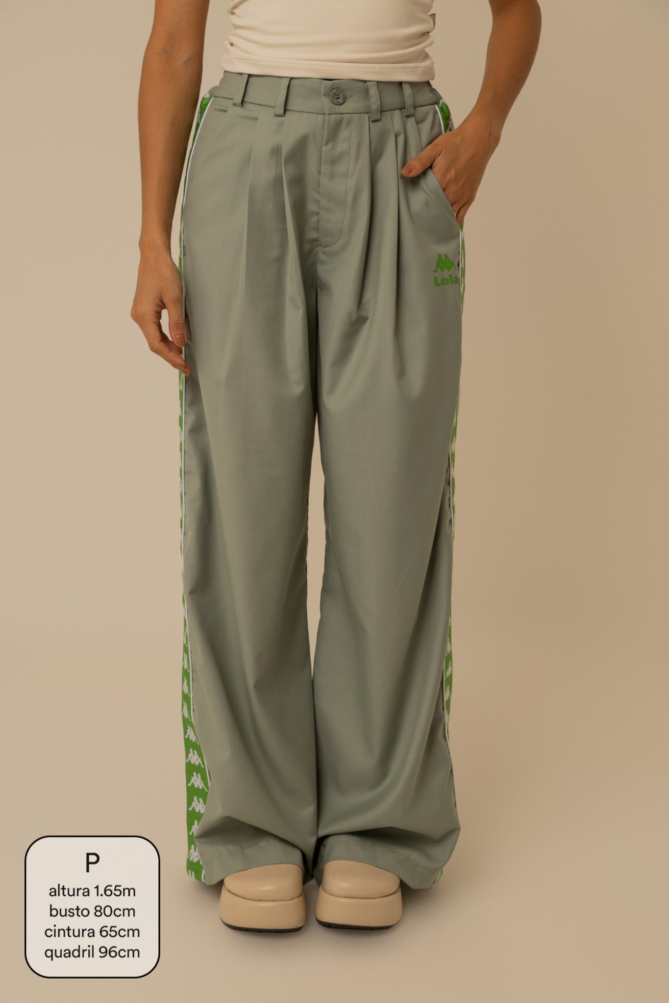 calça alfaiataria lela & kappa | calça feminina de alfaiataria wide leg