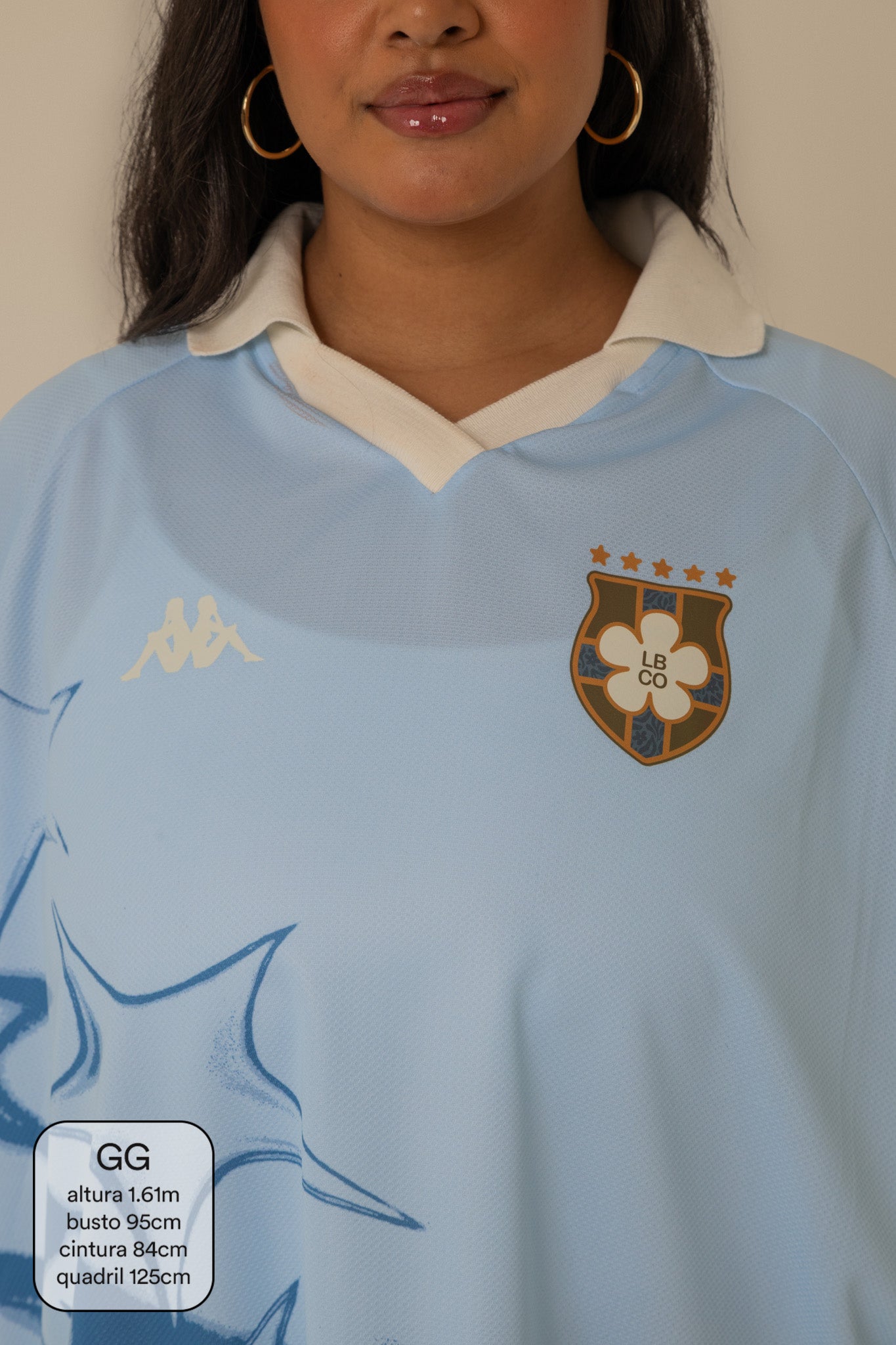 camisa jersey manga curta lela & kappa | camisa de time feminina ovesized estilo vintage