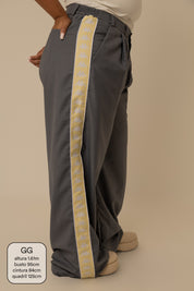 calça alfaiataria lela & kappa | calça feminina de alfaiataria wide leg
