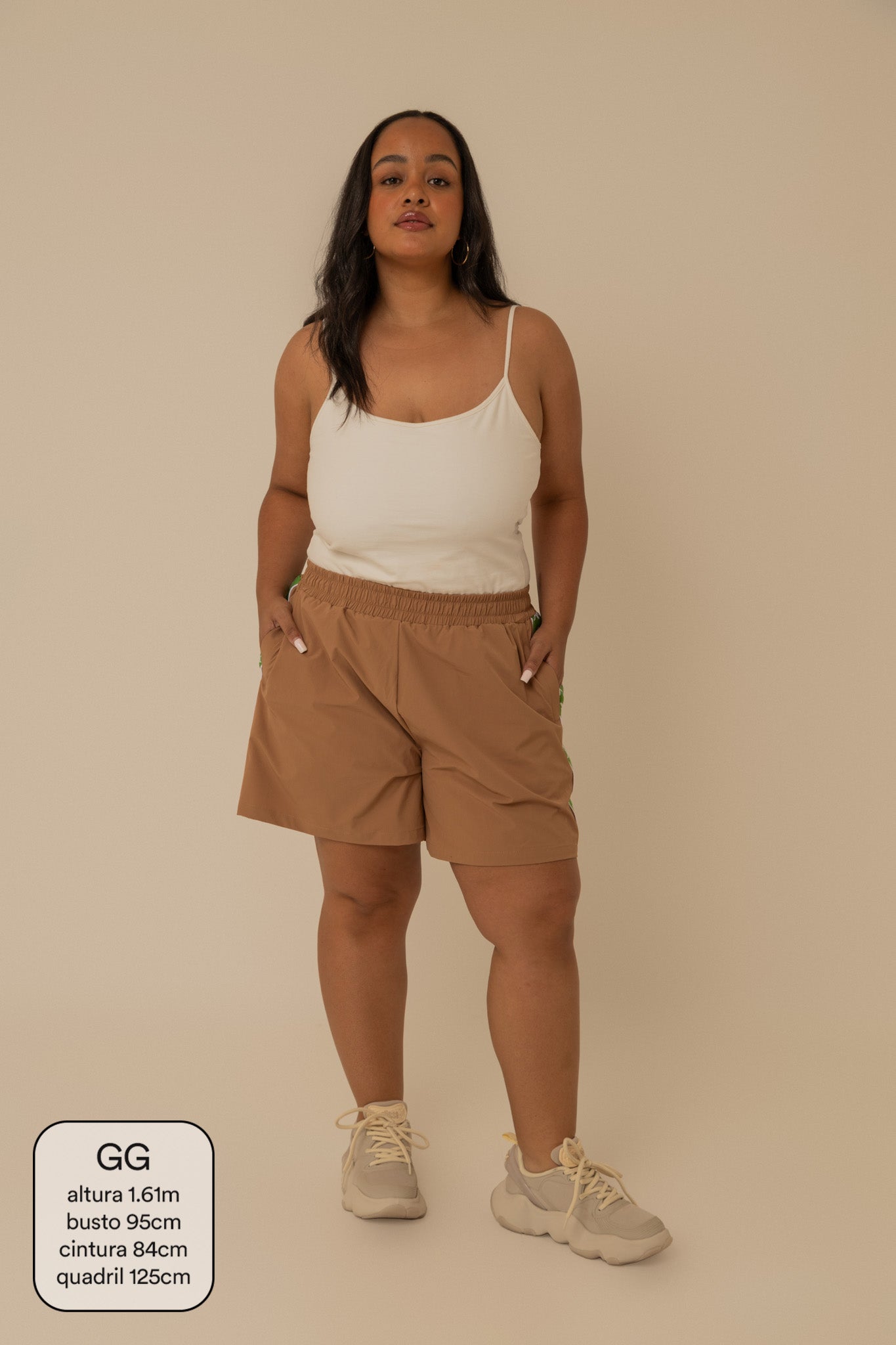 short esportivo lela & kappa | short feminino esportivo com bolsos