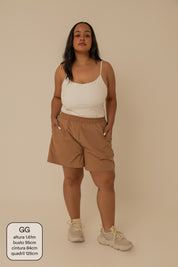 short esportivo lela & kappa | short feminino esportivo com bolsos